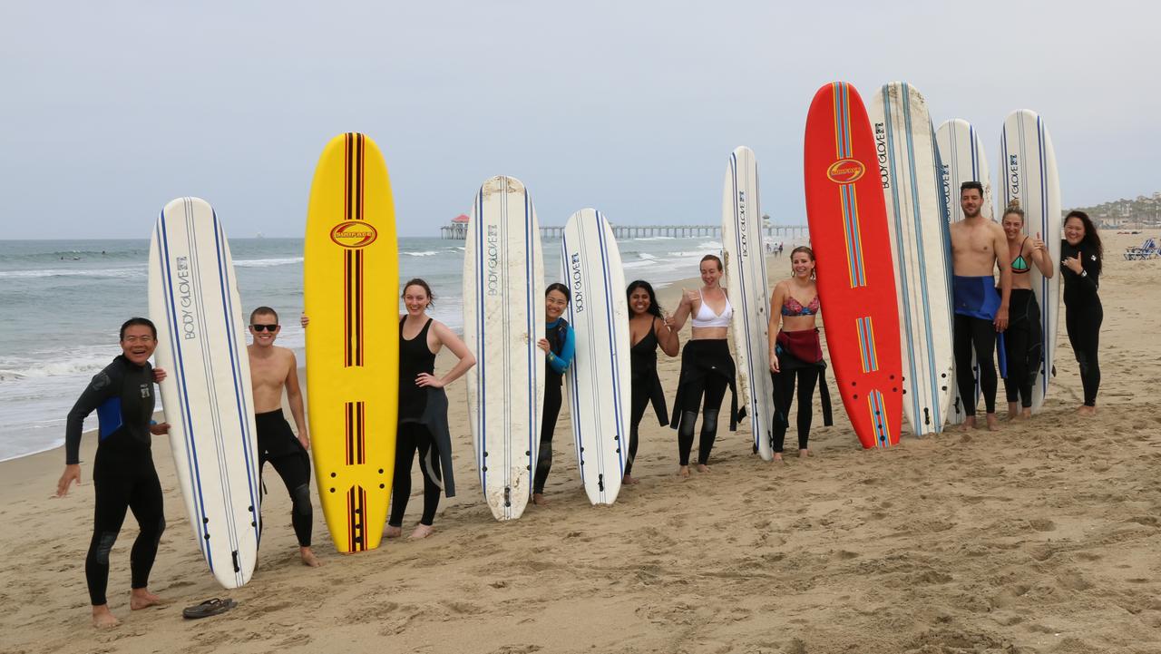 Visitors To Huntington Beach California Can Ride The Wave