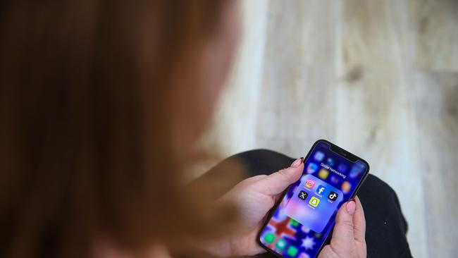 Social media has been eroding the mental health of many young people. Picture: Roni Bintang/Getty Images