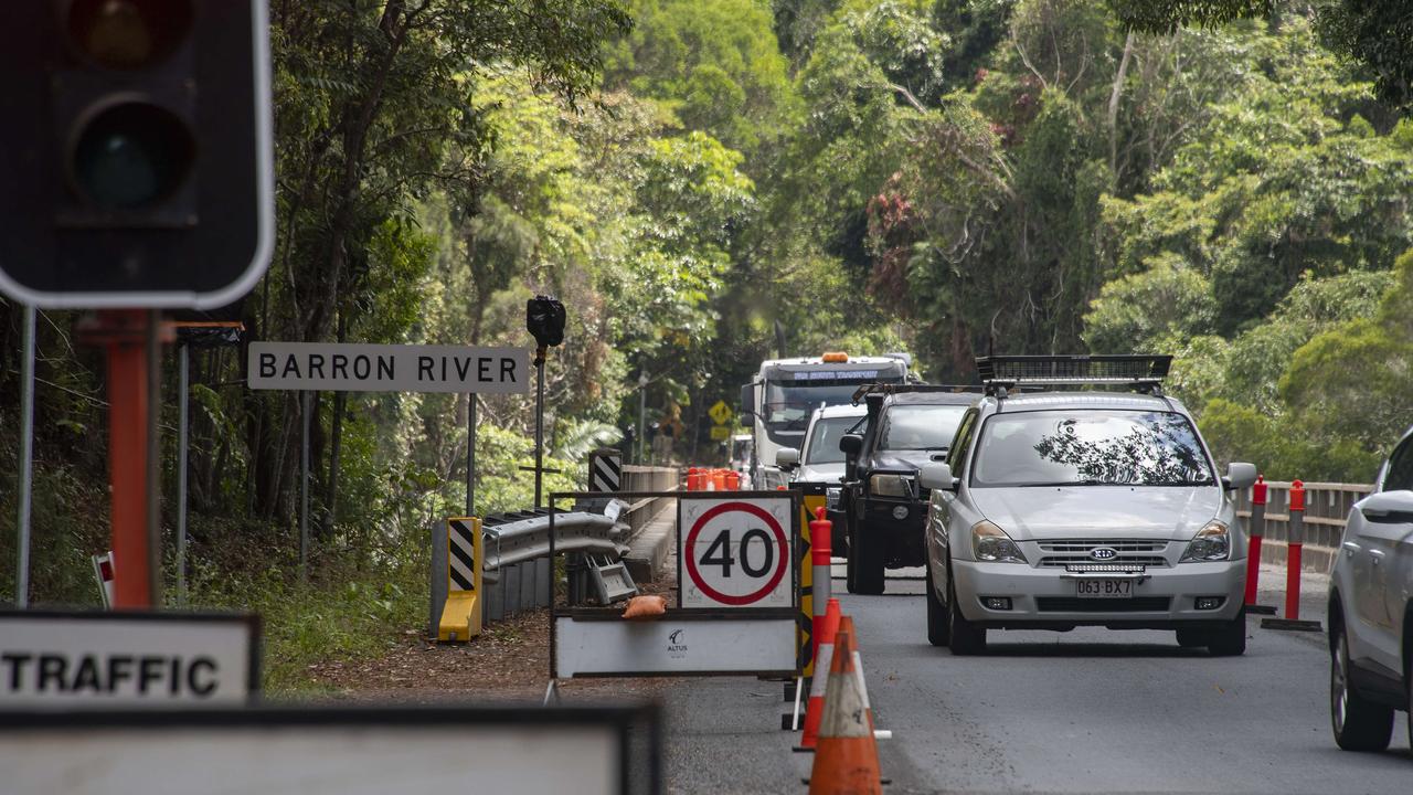 No end date to one lane operation of the Kuranda bridge has been set by TMR/ Picture: Brian Cassey