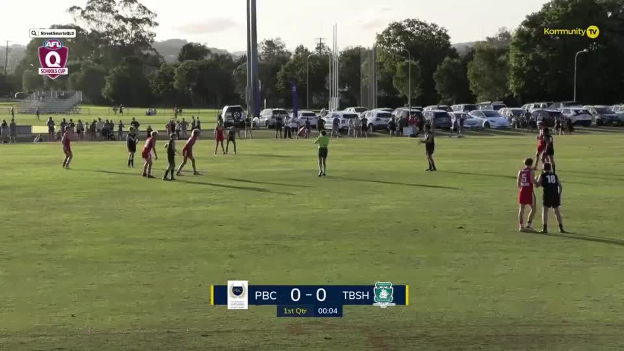 Replay: Trinity Bay v Palm Beach Currumbin (Junior Male PF) - 2024 AFLQ Schools Cup State Finals Day 1