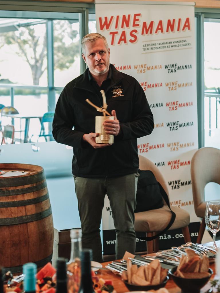 Tristan Jones from Pooley's Wines at Tassie Wine Stars 2022: Photo: Tess Astbury / Wine Tasmania