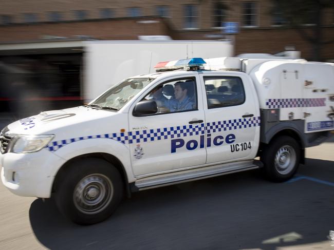 A suspicious package caused the closure of part of Royal Perth Hospital, as Police forensics, TRG and Fire and Emergency Services investigate it.Police officers leaving Royal Perth Hospital after the all clear was given.PERTH NOW / SUNDAY TIMES generic Police car.