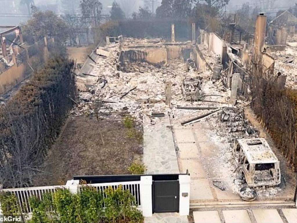 Miles Teller and wife Keleigh lost their multimillion-dollar house in the fires. Picture: Instagram/@keleighteller