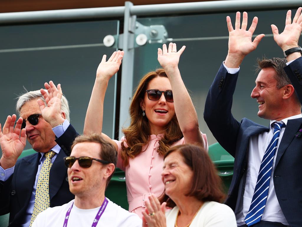 It appeared Catherine, Duchess of Cambridge, didn’t care who was watching. Picture: Julian Finney