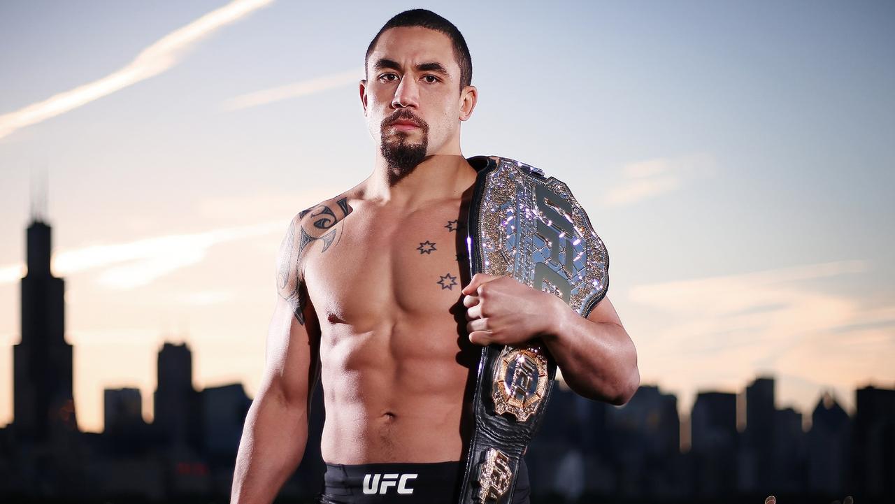 Robert Whittaker will defend his UFC middleweight title in Australia early next year.  Picture: Sam Ruttyn
