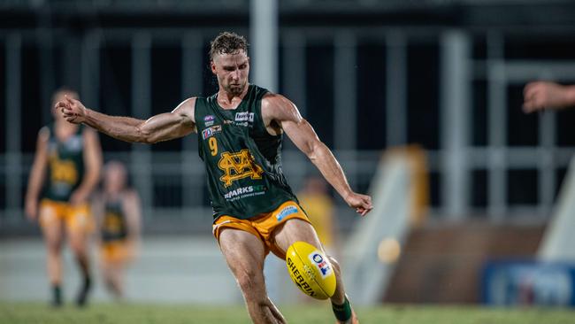 Dylan Landt in the Nightcliff vs St Mary’s 2023-24 NTFL major semi final. Picture: Pema Tamang Pakhrin