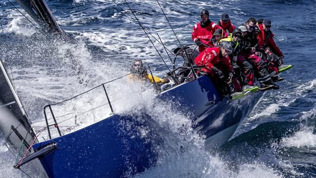 Sam Haynes racing his former yacht Celestial in a previous race.