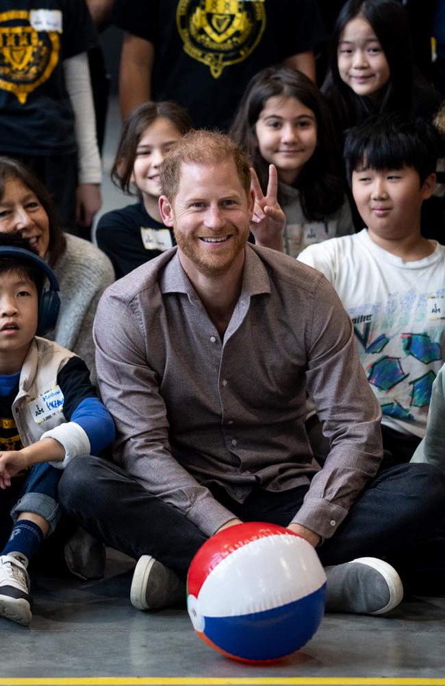 Harry last week attended a string of Invictus Games-related events in Vancouver without Markle. Picture: Getty Images