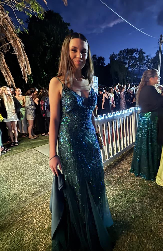 The students of Hervey Bay State High School enjoy their formal.