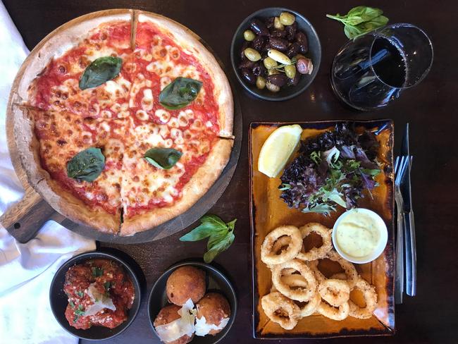 Positano selection of antipasto and pizza. Pictures: Jenifer Jagielski