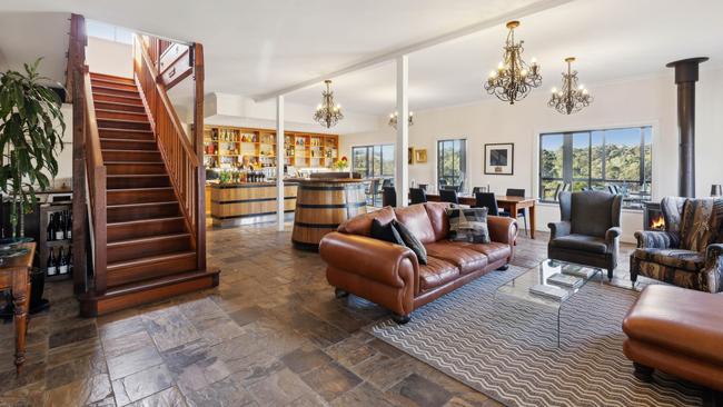 Inside the Hahndorf Hill cellar door.