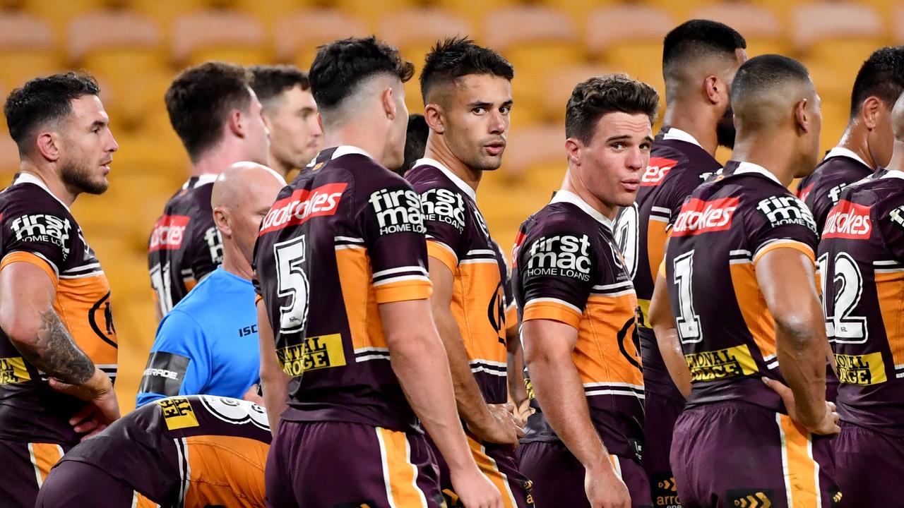 NRL 2020: Brisbane Broncos leadership group silent during Roosters loss ...