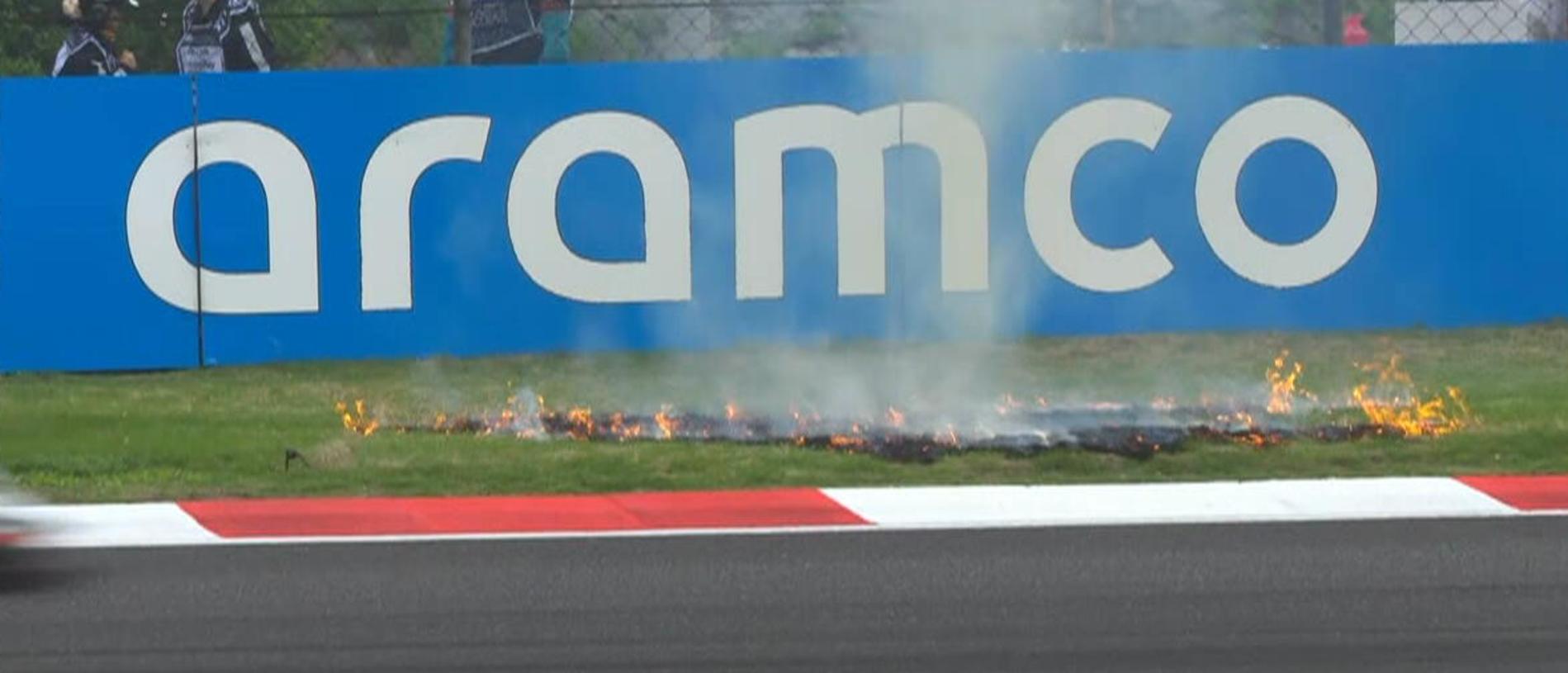 Fire again in F1 Sprint Qualy