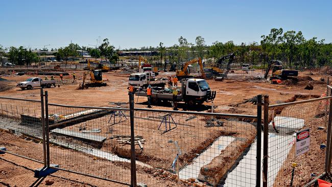 Construction works for the new Palmerston Police Station