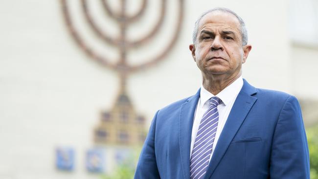 Israeli Ambassador Amir Maimon at the Embassy of Israel in Canberra. Picture: Martin Ollman