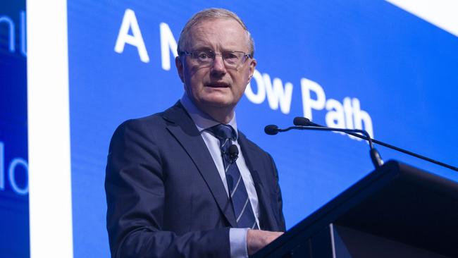 RBA Governor Philip Lowe has flagged more rate hikes may be needed. Picture: NCA NewsWire / Christian Gilles