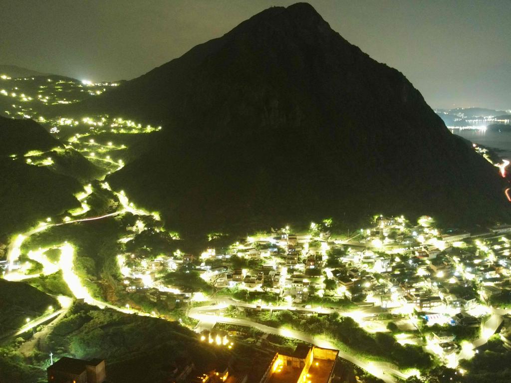 Keelung Mountain and Jioufen village in New Taipei City. Picture: Sam Yeh/AFP