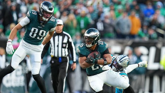 Saquon Barkley had another big game. (Photo by Mitchell Leff/Getty Images)