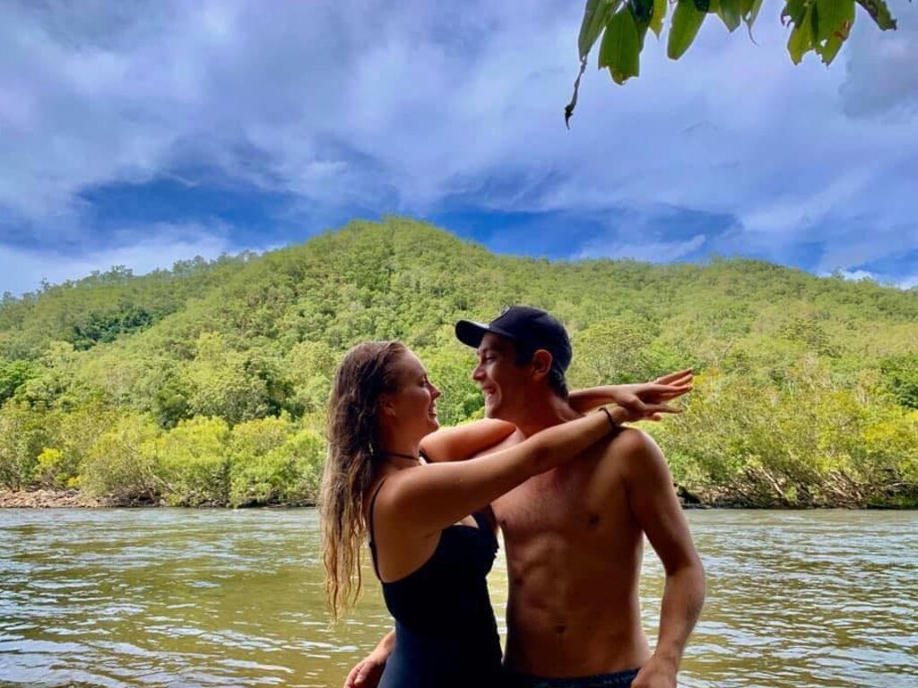 Ms Peacock and her boyfriend Shane Bates. Picture: Facebook via NCA NewsWire