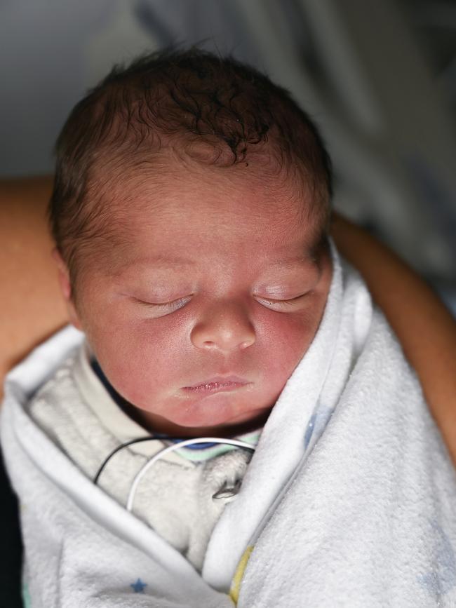 Mason Leigh Warn who was born on New Year's Day. Picture: Cordell Richardson