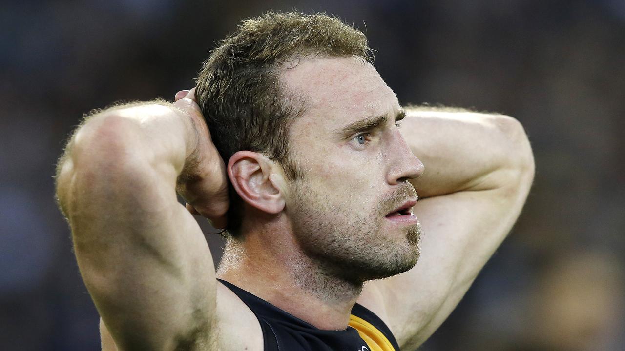 Former Richmond star Shane Tuck who was later found to have CTE after his death.