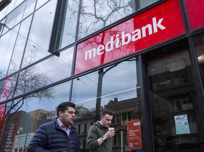 MELBOURNE, AUSTRALIA - NewsWire Photos JULY 27, 2021: Generic photo of Medibank in Bourke Street, Melbourne. Picture: NCA NewsWire / Paul Jeffers