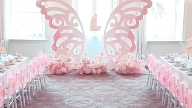 WATCH: Terry Biviano’s extravagant party for six-year-old daughter