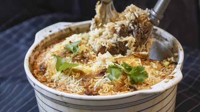 Versatile dish: Middle eastern lamb bake suits casual dining or as the centrepiece for a gathering. Picture: Dannika Bonser