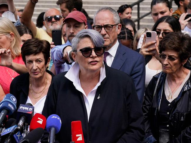 Ghislaine Maxwell defence attorney Bobbi Sternheim outside the US District Court. Picture: AFP