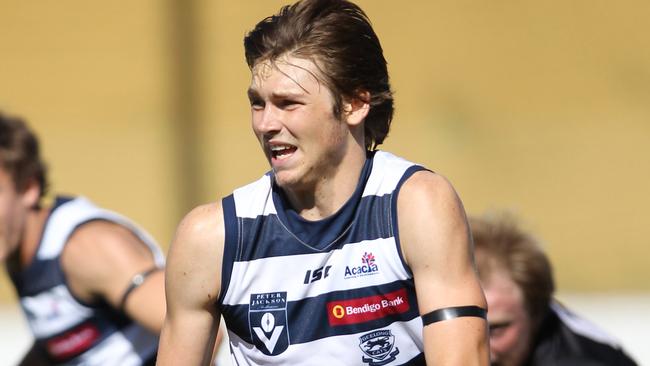 Joel Hamling playing in the VFL for Geelong.