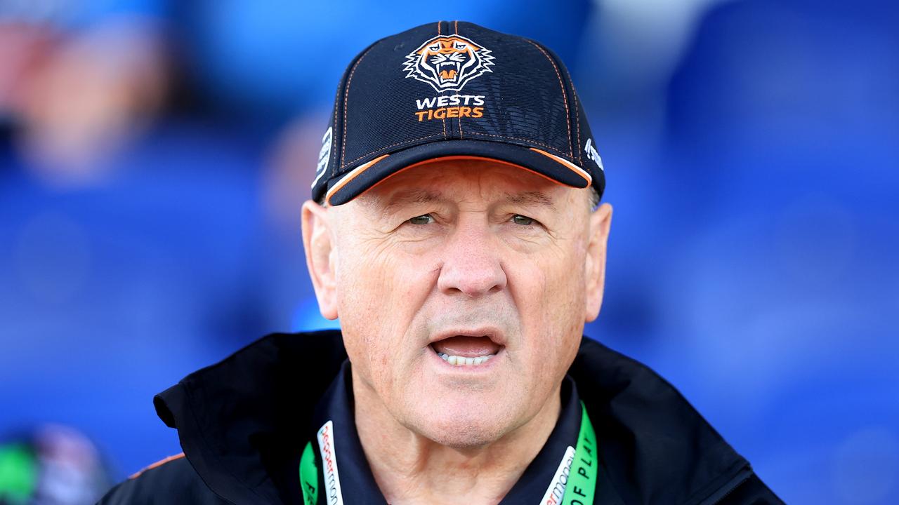 Tim Sheens won’t coach the Tigers next season. Picture: Getty