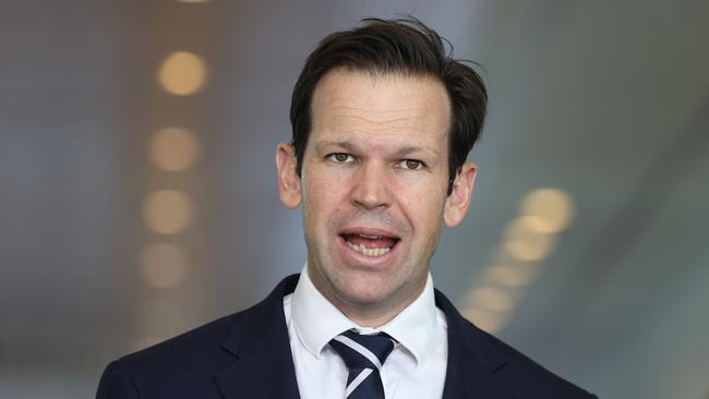 Queensland Nationals Senator Matt Canavan does not support net zero emissions by 2050. Picture: NCA NewsWire / Gary Ramage