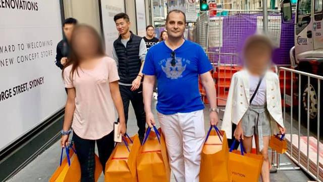 Michael Ibrahim, on a shopping spree with his kids. He is the man behind the talk of a star-studded desert movie studio dubbed “ArabiaWood”. Picture: Facebook