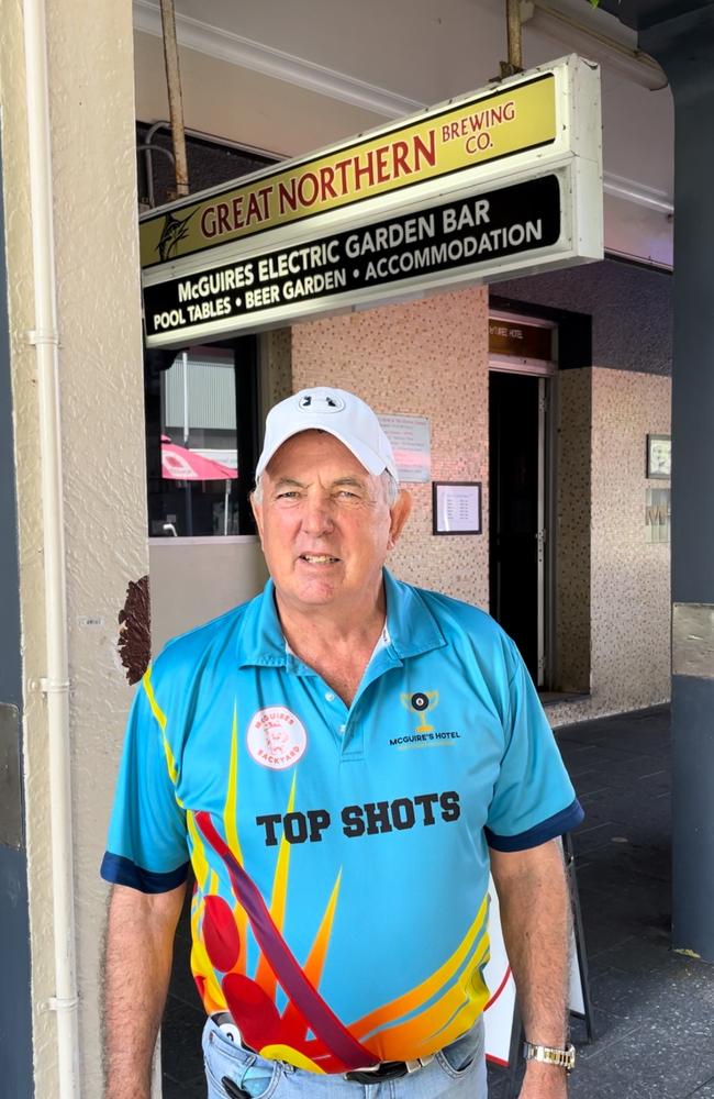 The historic McGuires Hotel pub at 15 Wood St in Mackay has been sold. Manager Paul Robert Baxter says he will stay on at the pub as the new owners come into the fold. Picture: Fergus Gregg