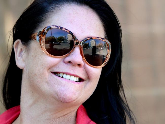 Cathy Jayne Hogben at the Adelaide Magistrates Court after a warrant was issued last time for her to attend. She has been facing welfare fraud charges.        Picture Greg Higgs        16/12/2016