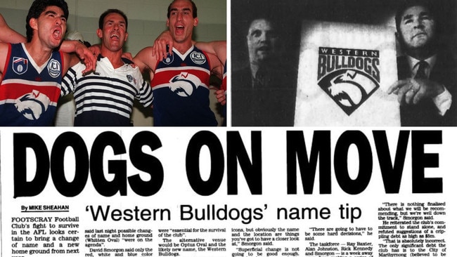 The Western Bulldogs will revert to Footscray this weekend, but 28 years on from the original name change Rick Kennedy believes it was the right move.