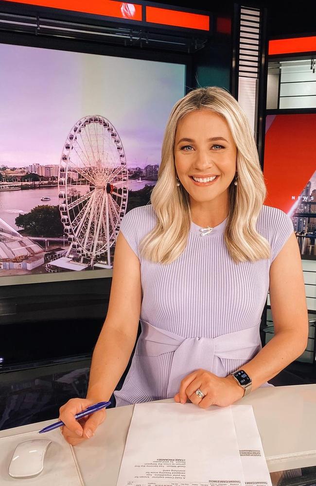 Kendall Gilding has become the familiar face of the 4pm news bulletin on weekdays. Photo: Instagram.