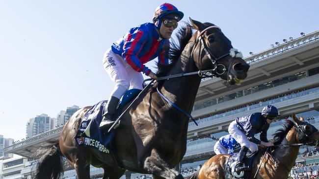 Prince Of Arran is an outside chance of returning for a fourth Melbourne Cup. Picture: AAP