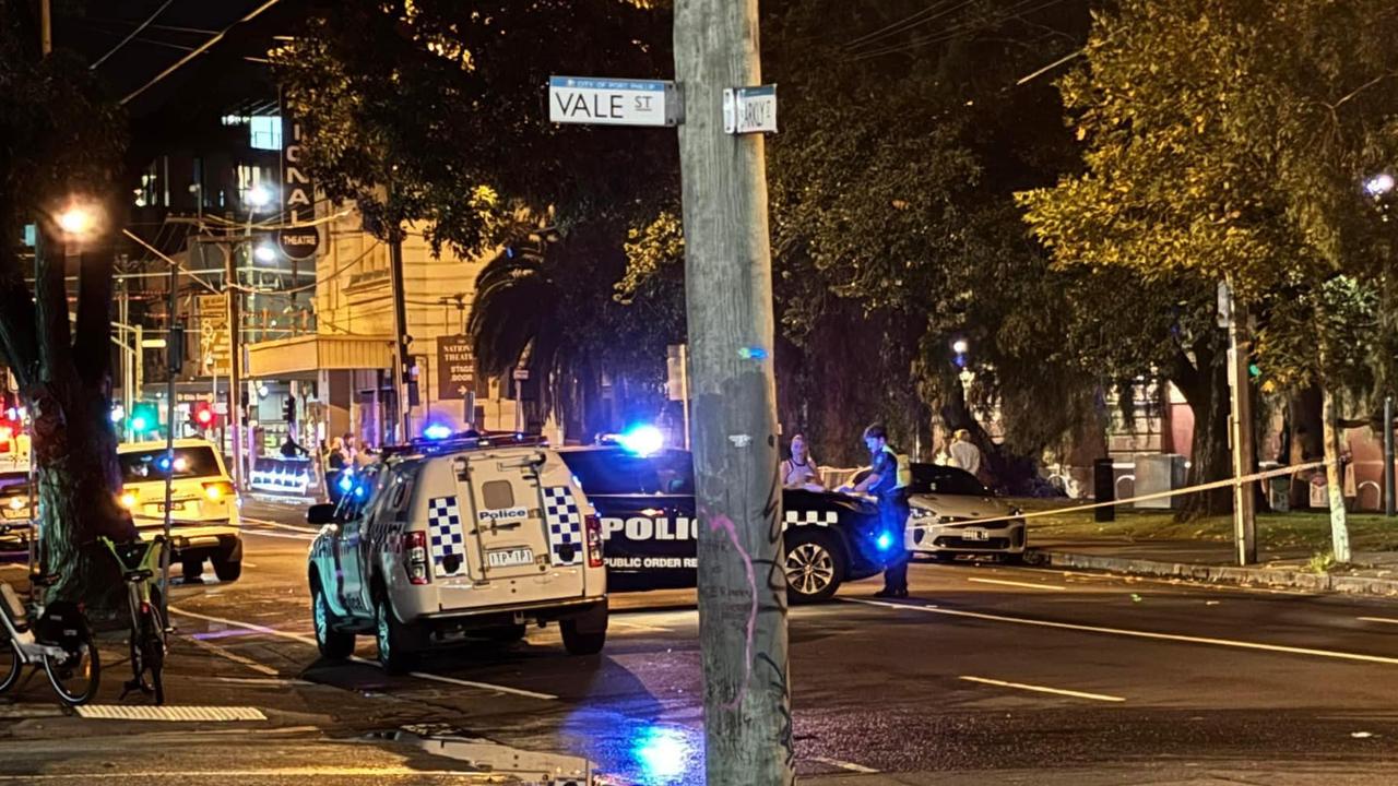 A man was injured after being carjacked in St Kilda on Sunday. Picture: Supplied