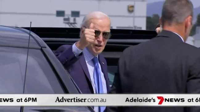 The Advertiser, 7NEWS Adelaide Teens' taser threat, Biden struck down by COVID