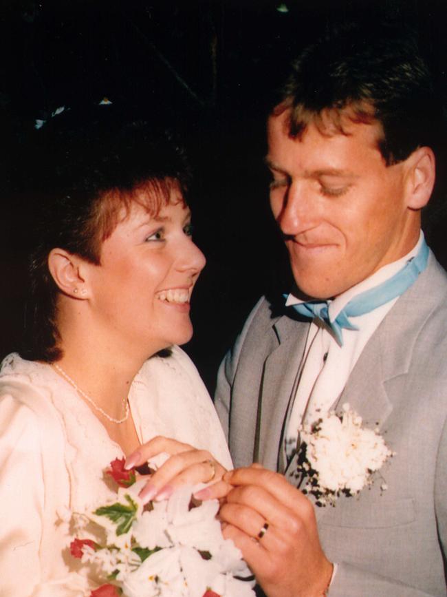 Kathleen and Craig Folbigg on their wedding day. 