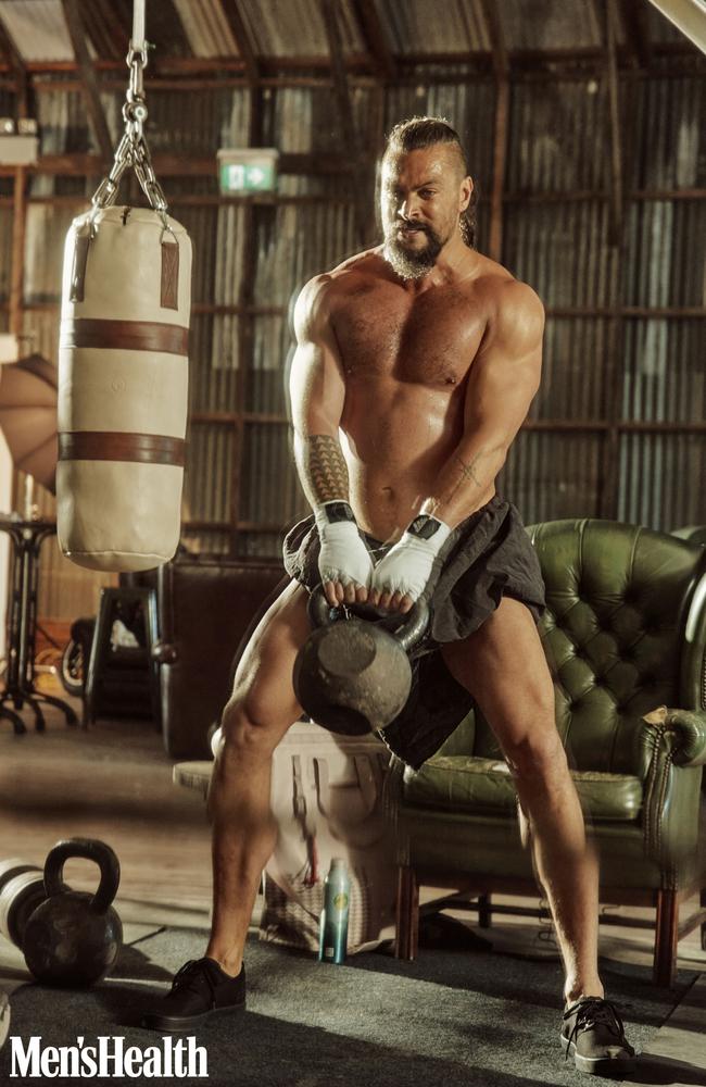 Jason Momoa is looking ripped. Picture: Jason Roman for Men’s Health