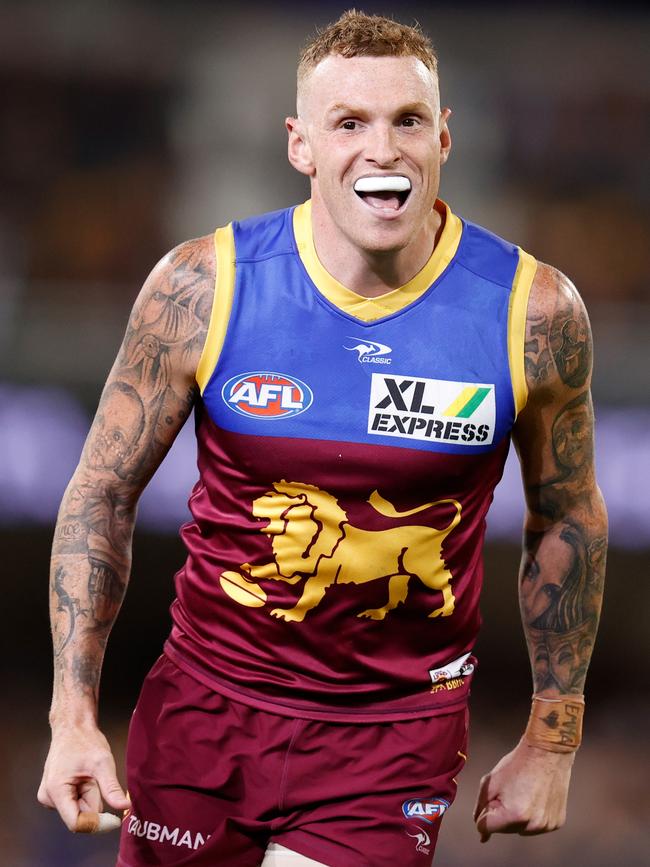 Mitch Robinson of the Lions. (Photo by Michael Willson/AFL Photos via Getty Images)