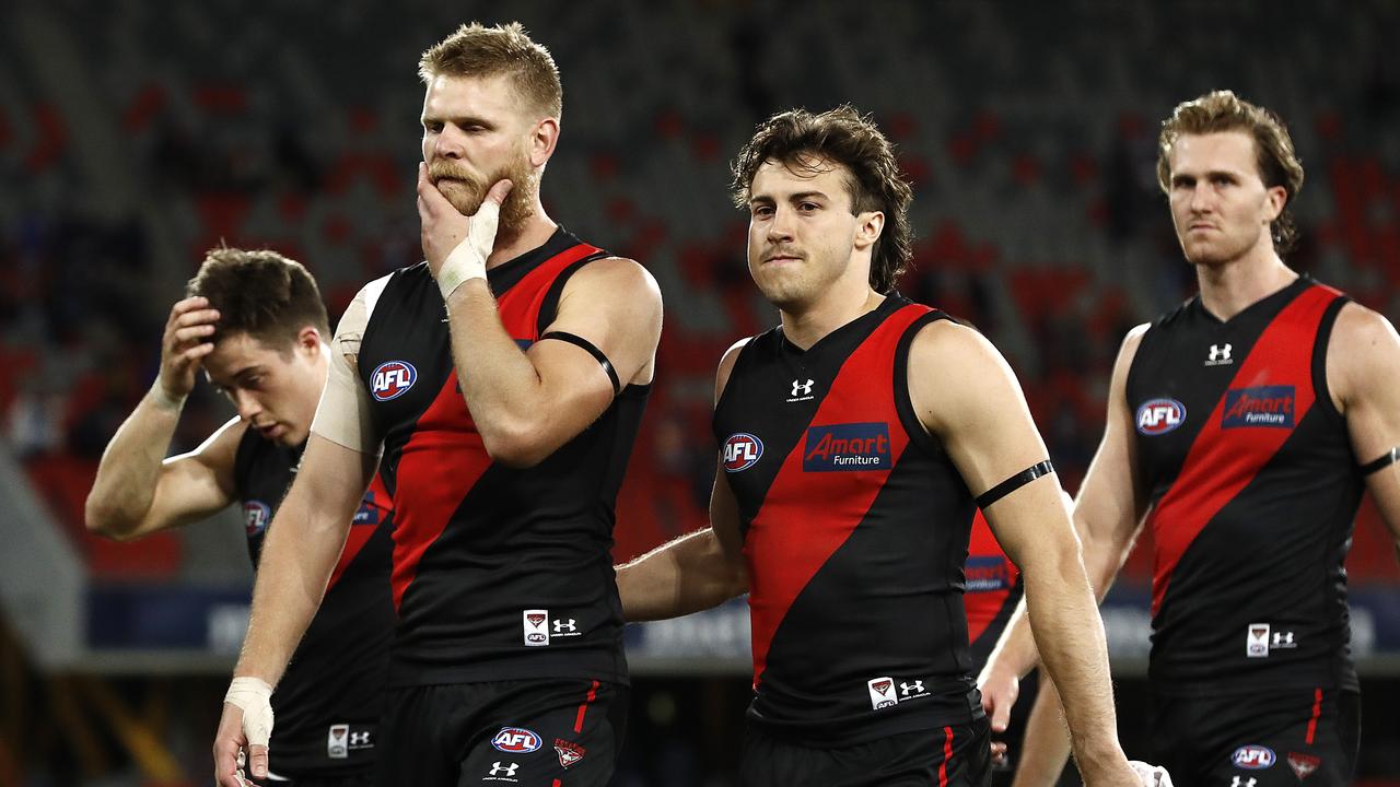 Michael Hurley has been managed for Essendon’s crunch clash with Gold Coast. (Photo by Ryan Pierse/Getty Images)