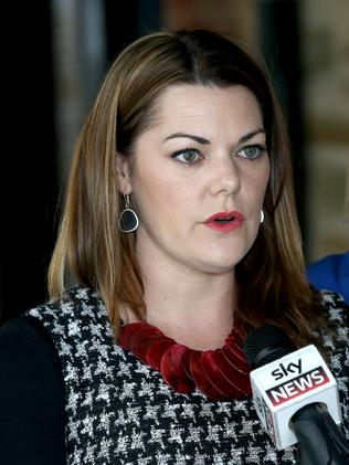 Greens Senator Sarah Hanson-Young.