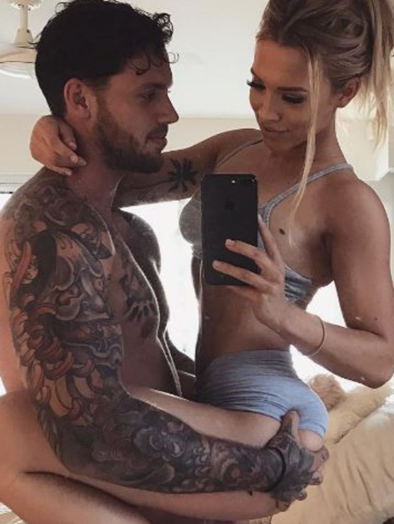 She was previously engaged to Reece Hawkins. Picture: Instagram