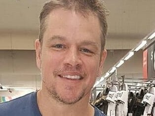 Matt Damon meets fans at Kmart Ballina. Picture: Instagram