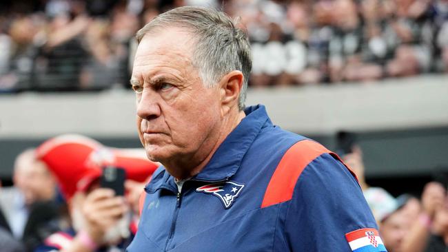 Bill Belichick’s quarterback dilemma has deepened. Chris Unger/Getty Images/AFP