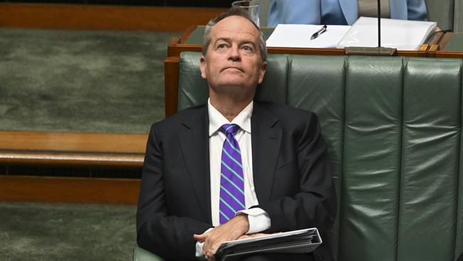 Minister for the National Disability Insurance Scheme Bill Shorten during Question time at Parliament House in Canberra. Picture: NCA NewsWire / Martin Ollman