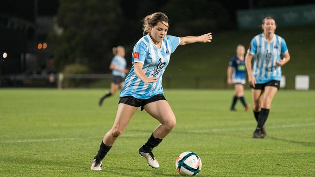 Action from the 2023 FQPL3 Women's grand final. Picture: Bruce Haggie